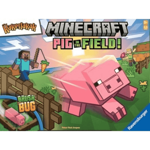 Minecraft Pig in the Field Juego de Mesa Ravensburger