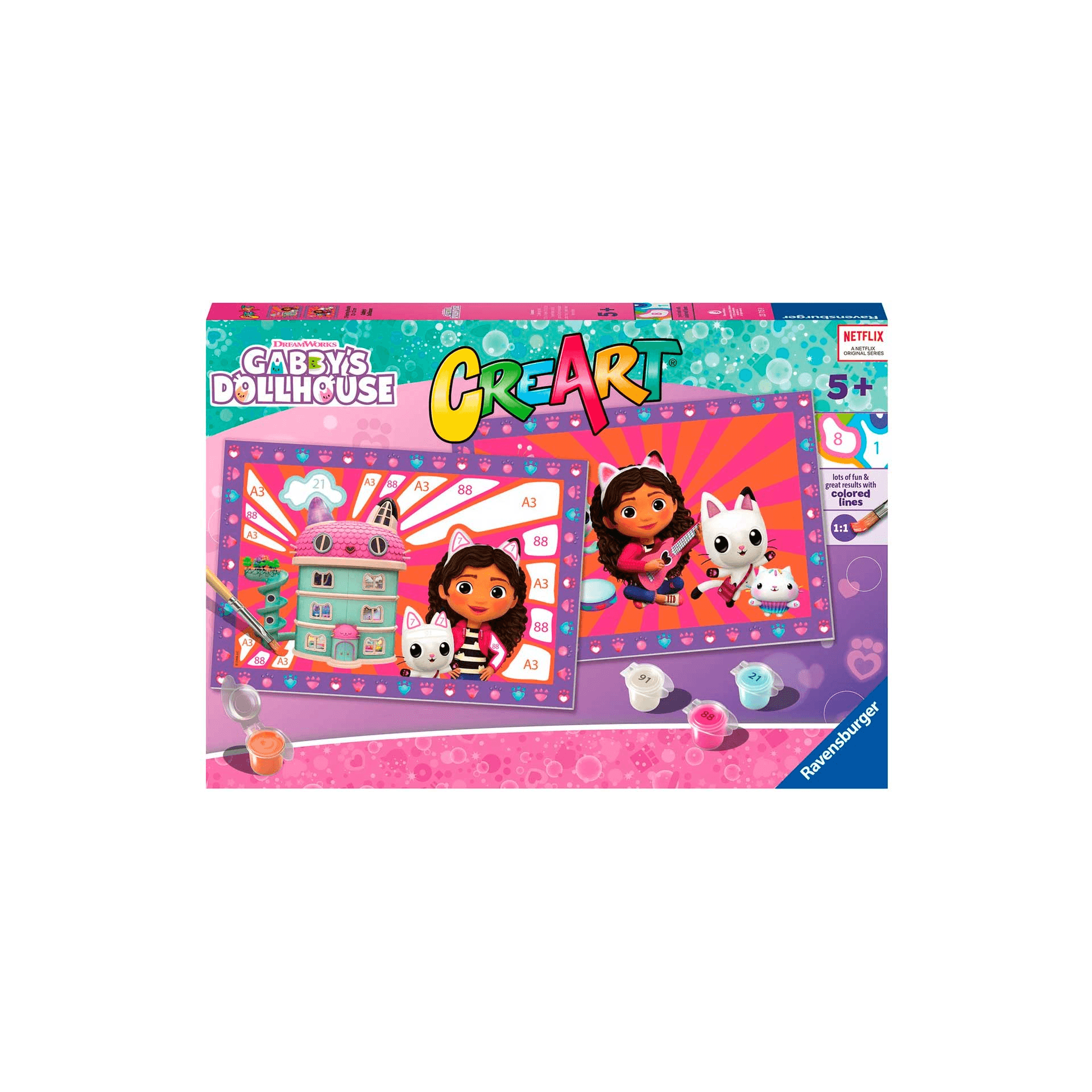 Ravensburger Labirinto Junior Gabby's Dollhouse, Gioco Da Tavolo, Da 2 Ravensburger Labirinto Junior Gabby's Dollhouse, Gioco Da Tavolo, Da 2