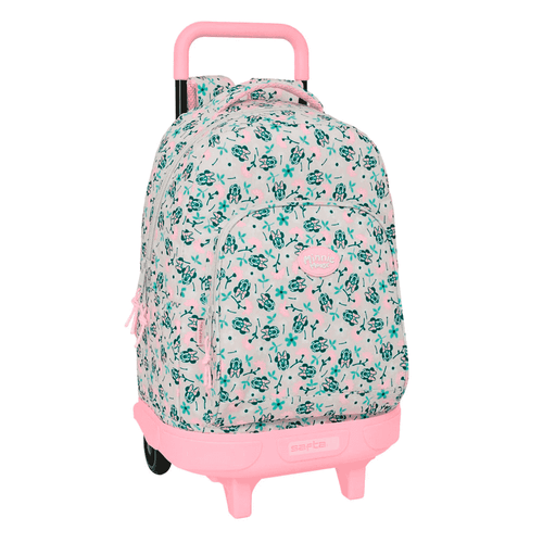 Mochila Grande con Ruedas Compact Minnie Mouse Minty Safta