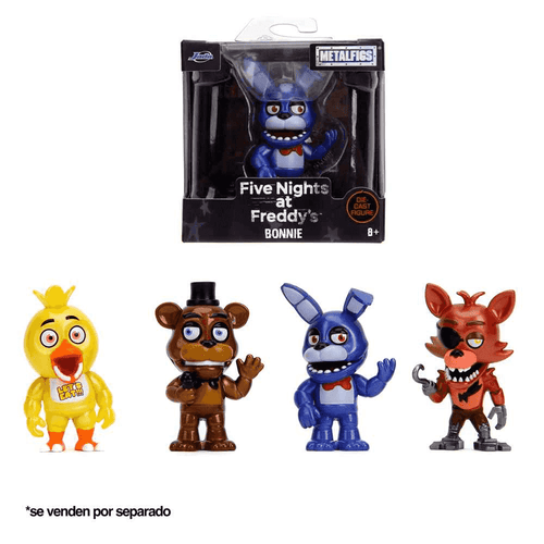 Figura de Metal Five Nights at Freddy’s 7 cm Surtida