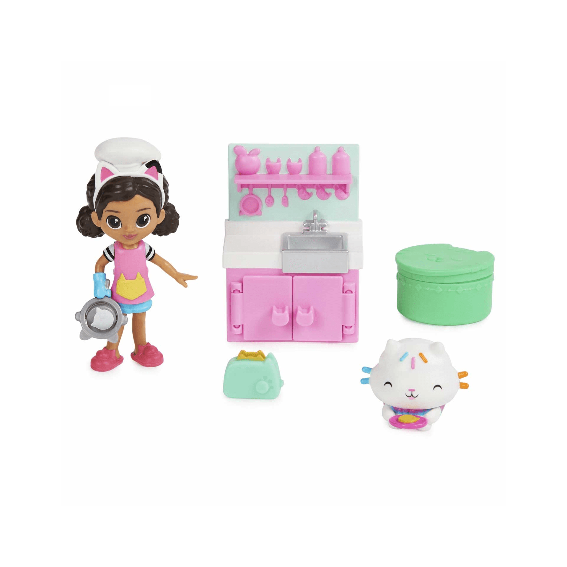Cocina De Muffin Y Sala De Manualidades De Bebé Box - Juguetes De La Casa De Muñecas De Gabby Para Recrear Escenas De La Serie Cocina De Muffin Y Sala De Manualidades De Bebé Box - Juguetes De La Casa De Muñecas De Gabby Para Recrear Escenas De La Serie