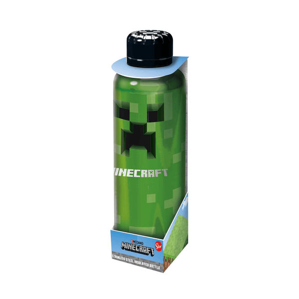 Minecraft Botella Termo de Acero Inoxidable Creeper 515 ml – Toy Planet
