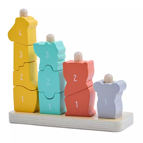 Apilable de Madera Wild Counting Stacker
