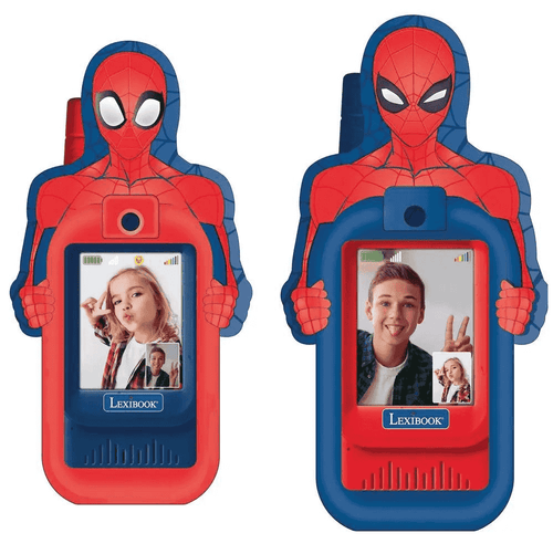 Lexibook Spider-Man Walkie Talkies con Vídeo Recargables