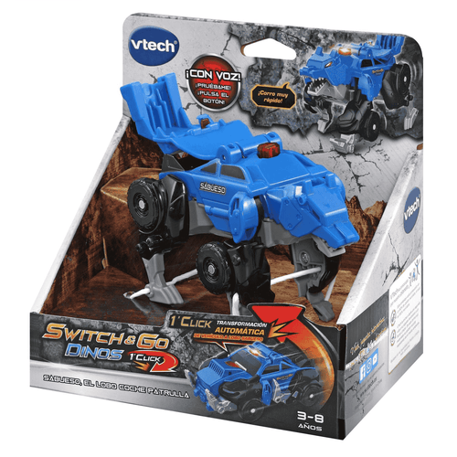 Vtech Switch & Go Dinos Oneclick Sabueso El Lobo