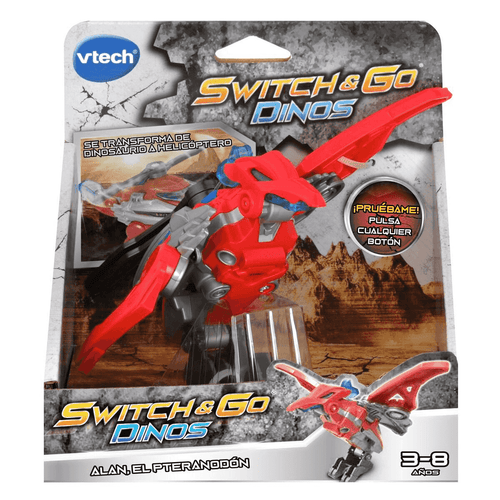 Switch & Go Dinos Pequeños VTech Dinosaurio Transformable