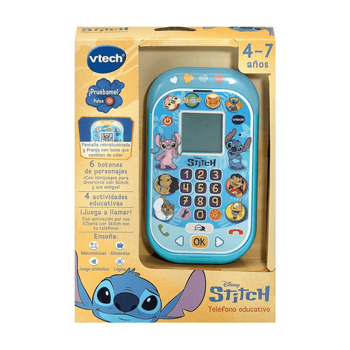 Teléfono Educativo Stitch VTech Interactivo Disney