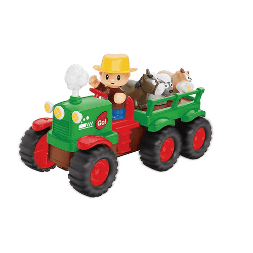 Tractor Animalitos de la Granja Infant Planet con luces y sonidos +12 meses