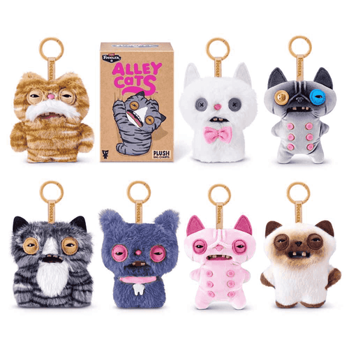 Fuggler Alley Cats Llavero de Peluche 12 cm Surtido