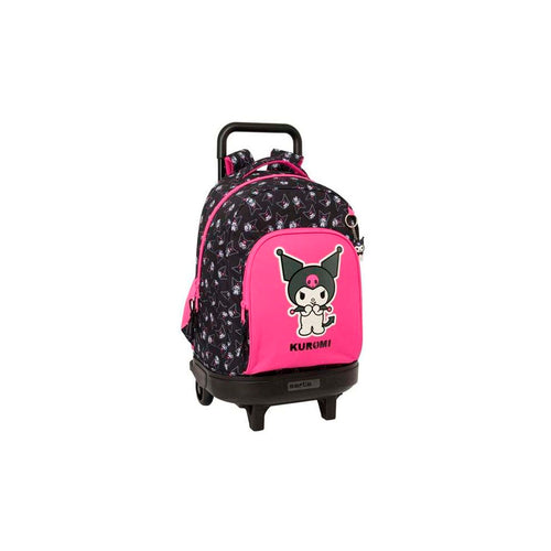 Mochila Grande con Ruedas Compact Kuromi Safta