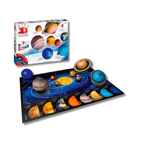 Puzzle 3D Sistema Planetario 540 Piezas Ravensburger