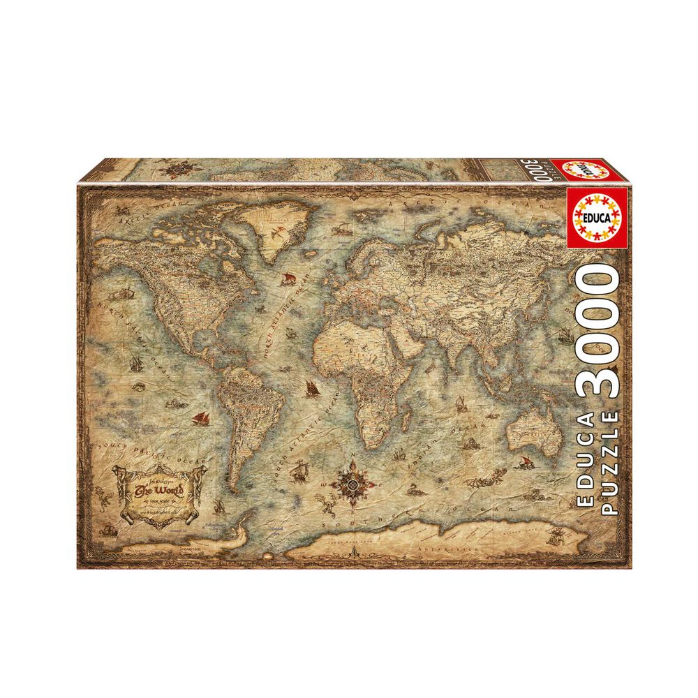 Puzzle 3000 Mapamundi 
