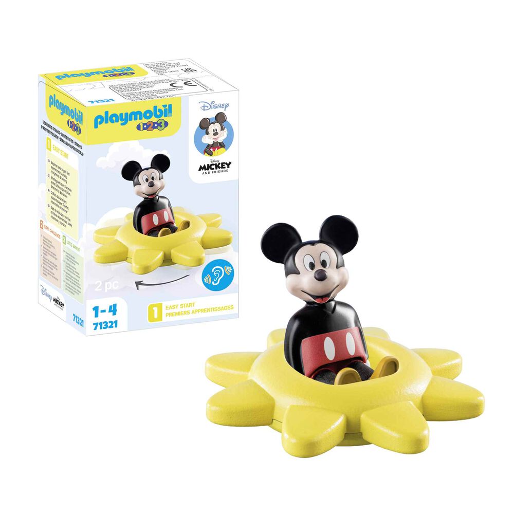 Playmobil 1.2.3 Disney Mickey Sol giratorio