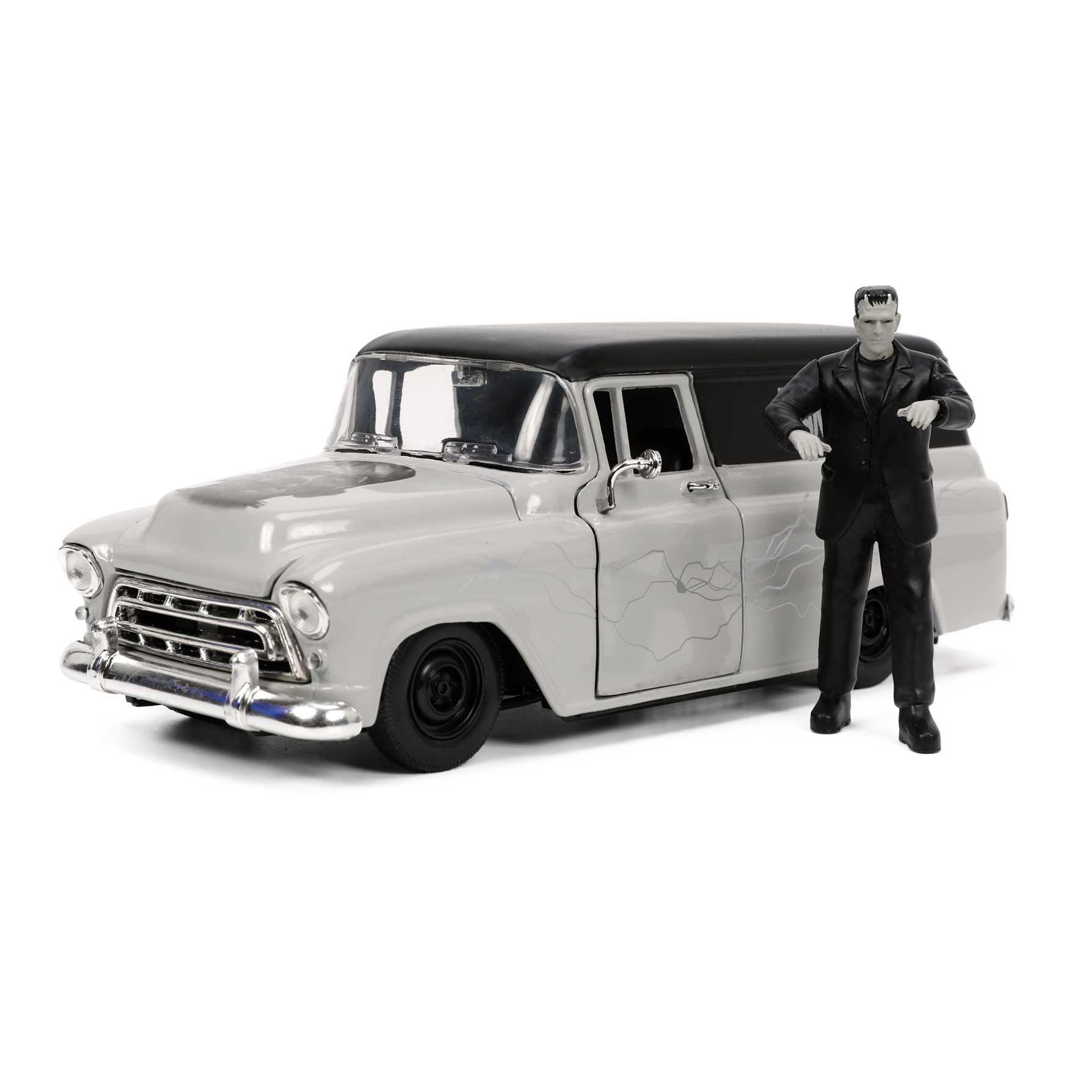 Frankenstein Chevy Suburban Delivery 1957 Con Figura