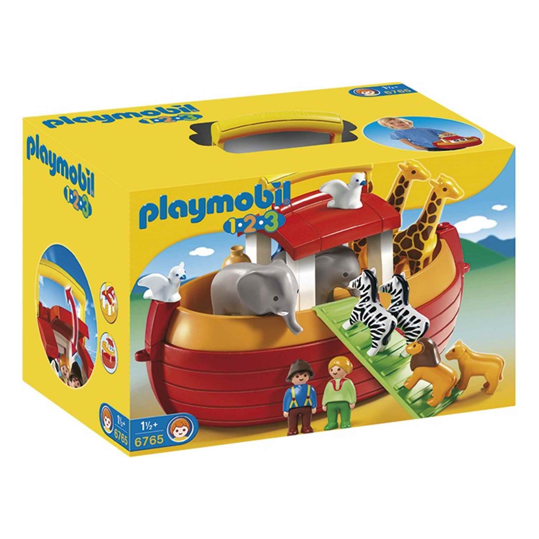 Playmobil 1.2.3 Arca De Noe Maletin 6765